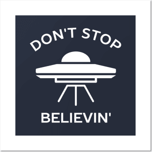 Funny UFO Aliens Humor T-Shirt Posters and Art